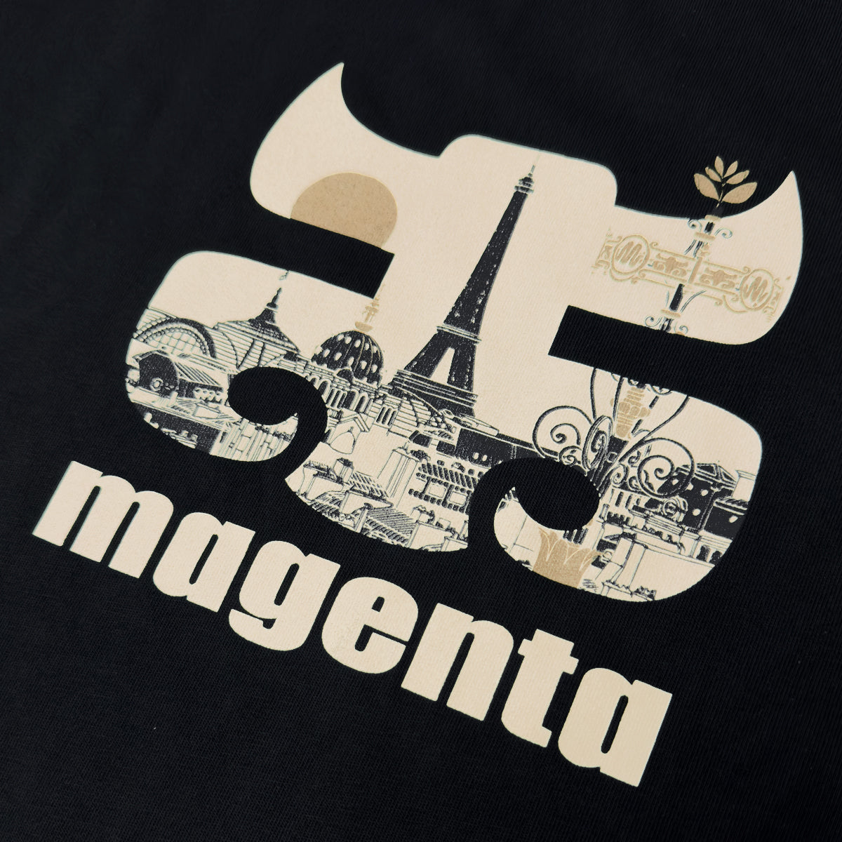 "MAGENTPATH" T-SHIRT (BLACK)