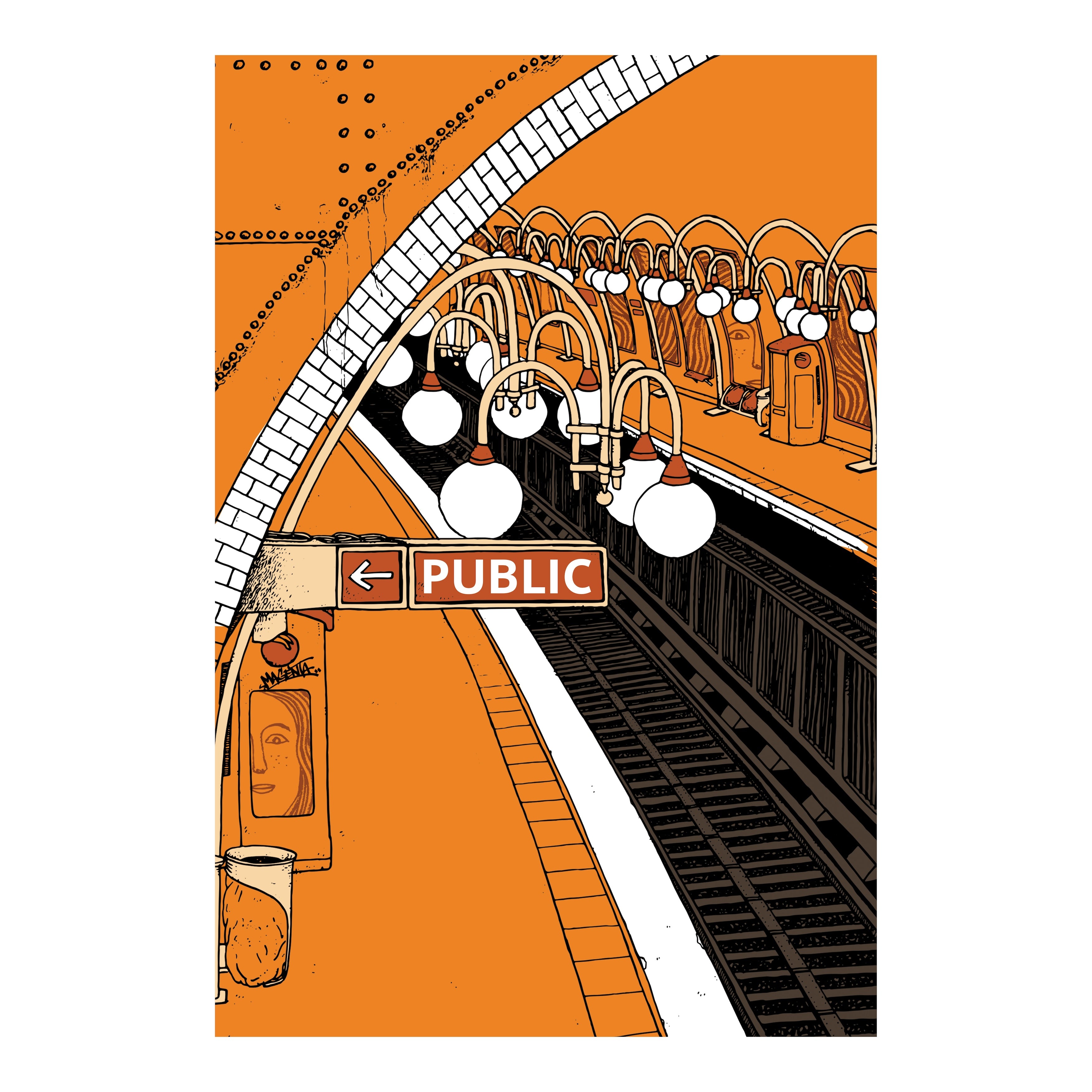 "METRO - SHOGO" PRINT (A2)