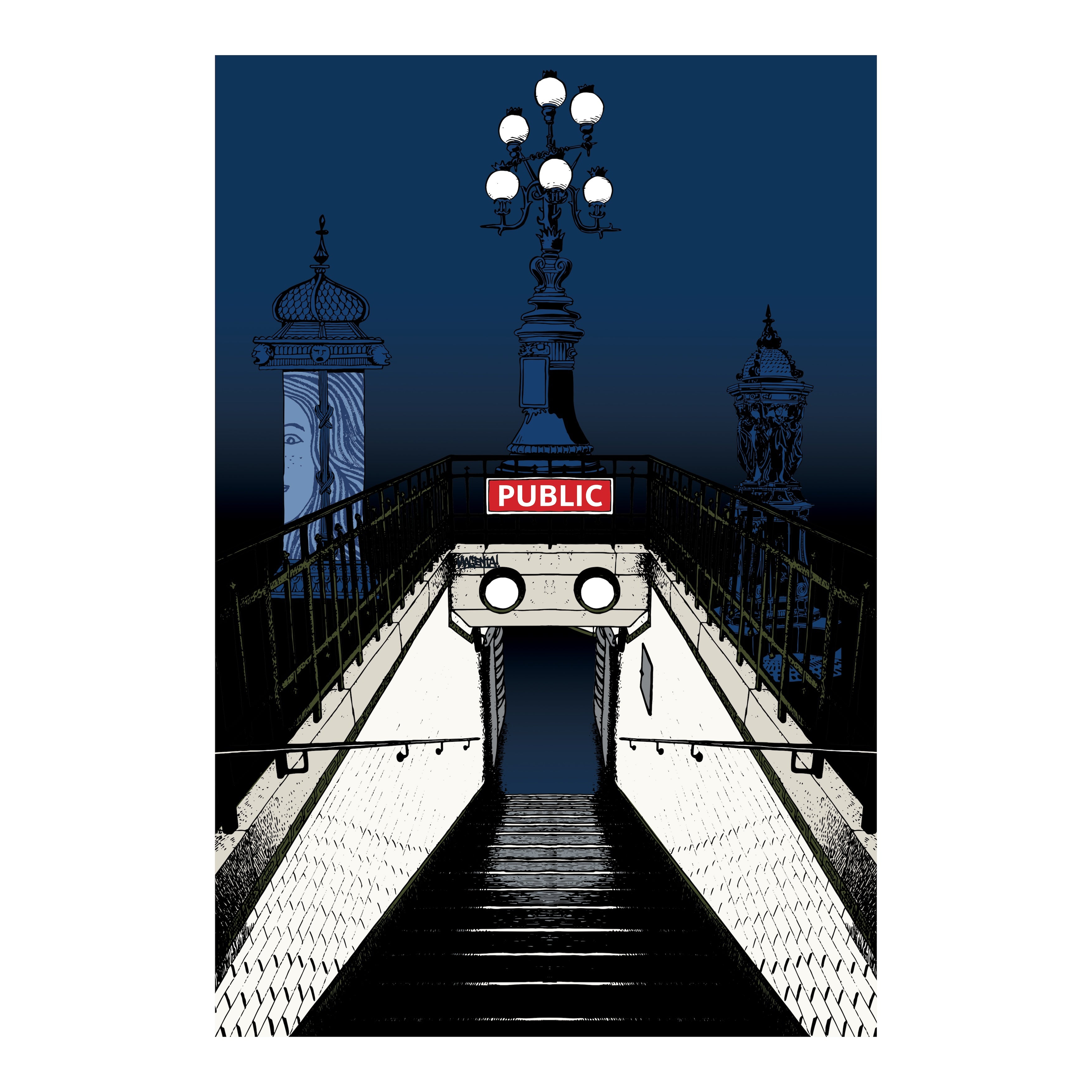 "METRO - LEO" PRINT (A2)