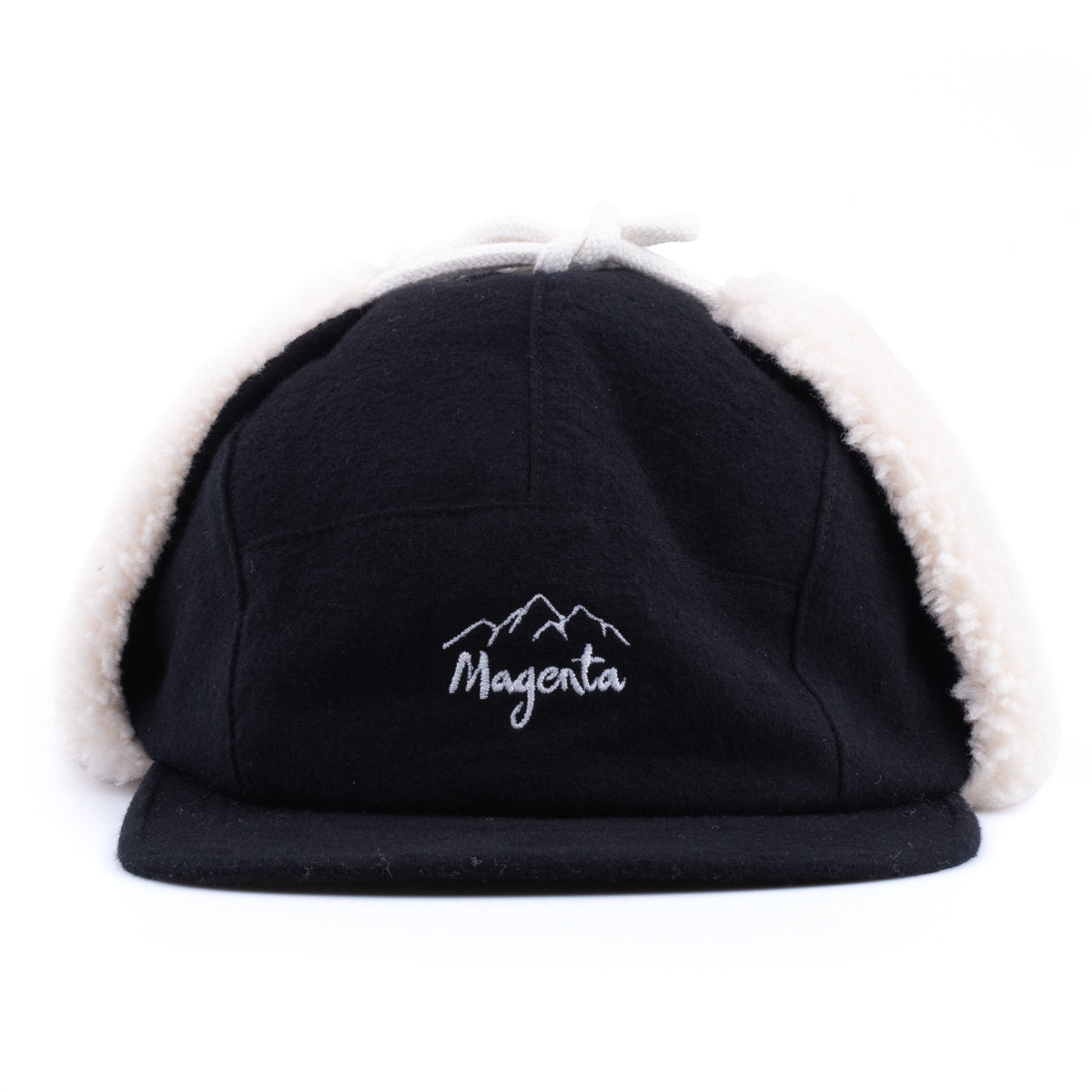 "MTN" FLAP 5 PANEL HAT (BLACK)-4