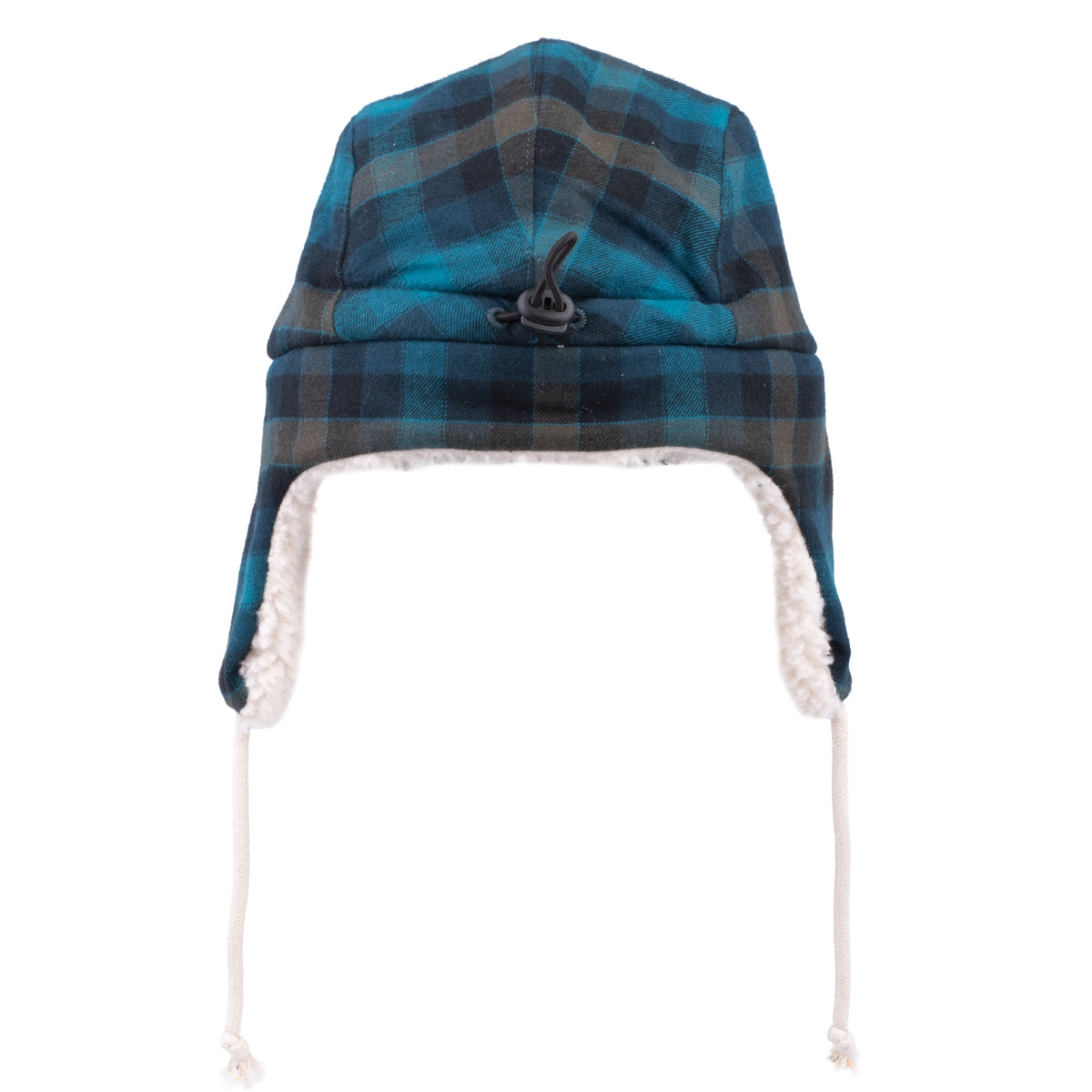 MAGENTA SKATEBOARDS - "MTN" FLAP 5 PANEL HAT (BLUE CHECKERED)