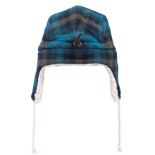 Charger l'image dans la galerie, MAGENTA SKATEBOARDS - "MTN" FLAP 5 PANEL HAT (BLUE CHECKERED)
