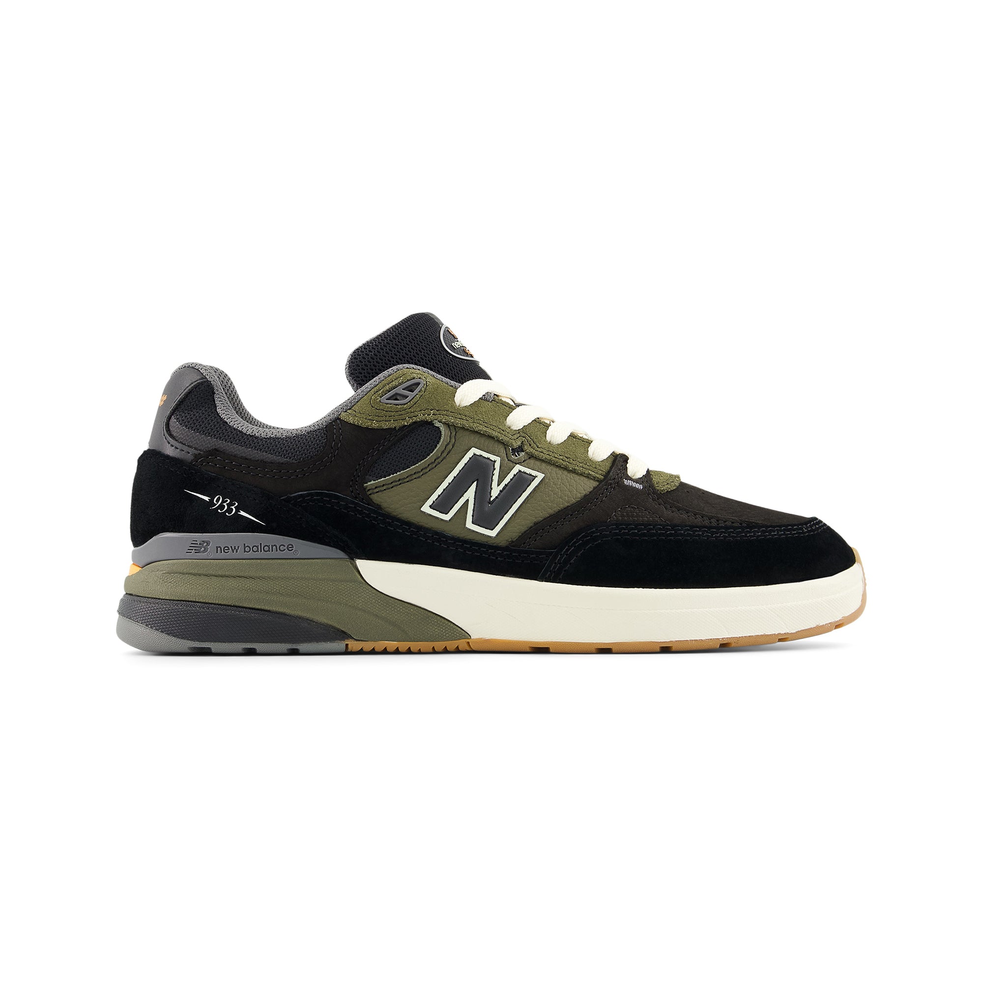 "933" ANDREW REYNOLDS' PRO SHOES (BLACK/DARK OLIVINE)