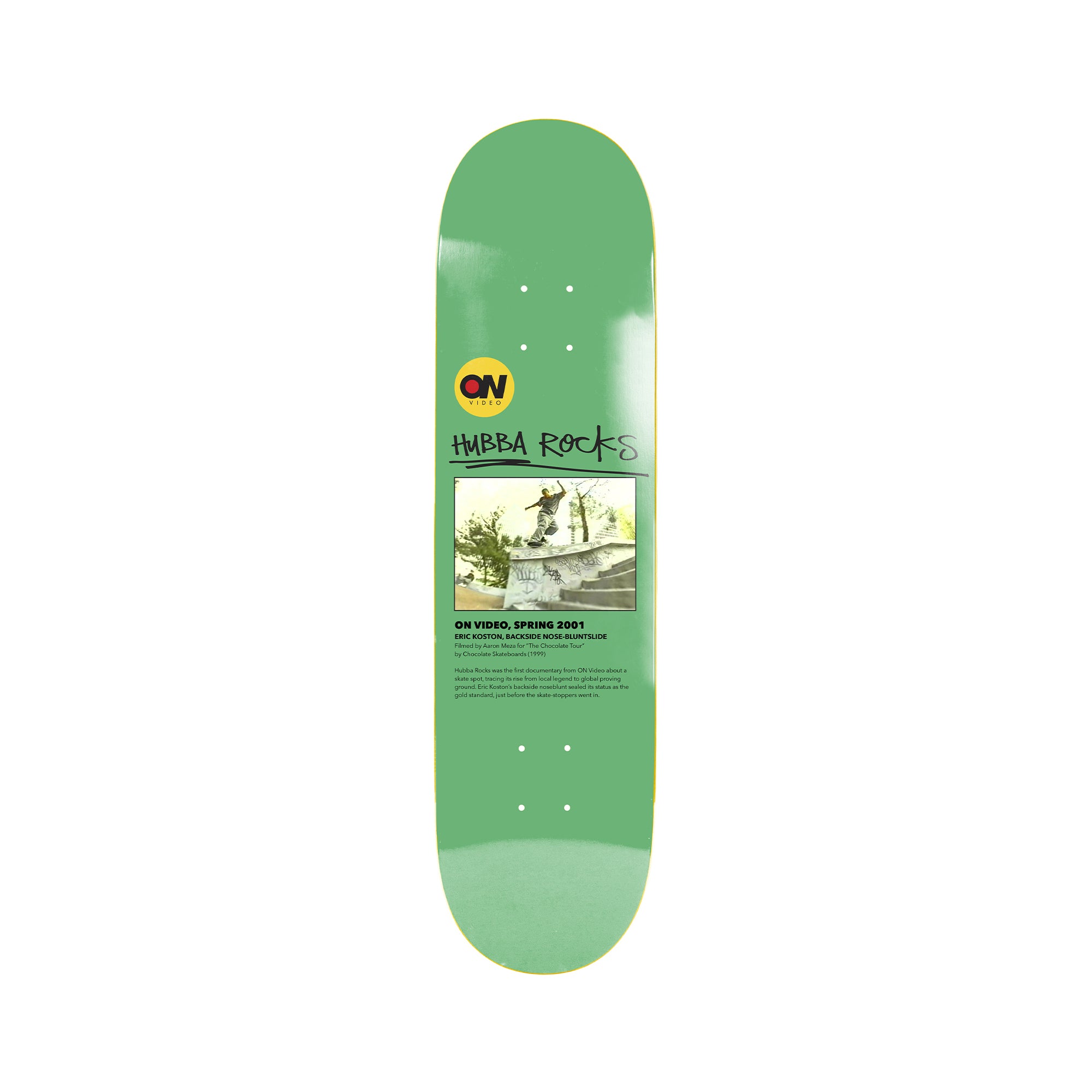 "HUBBA ROCKS" DECK (8.375")