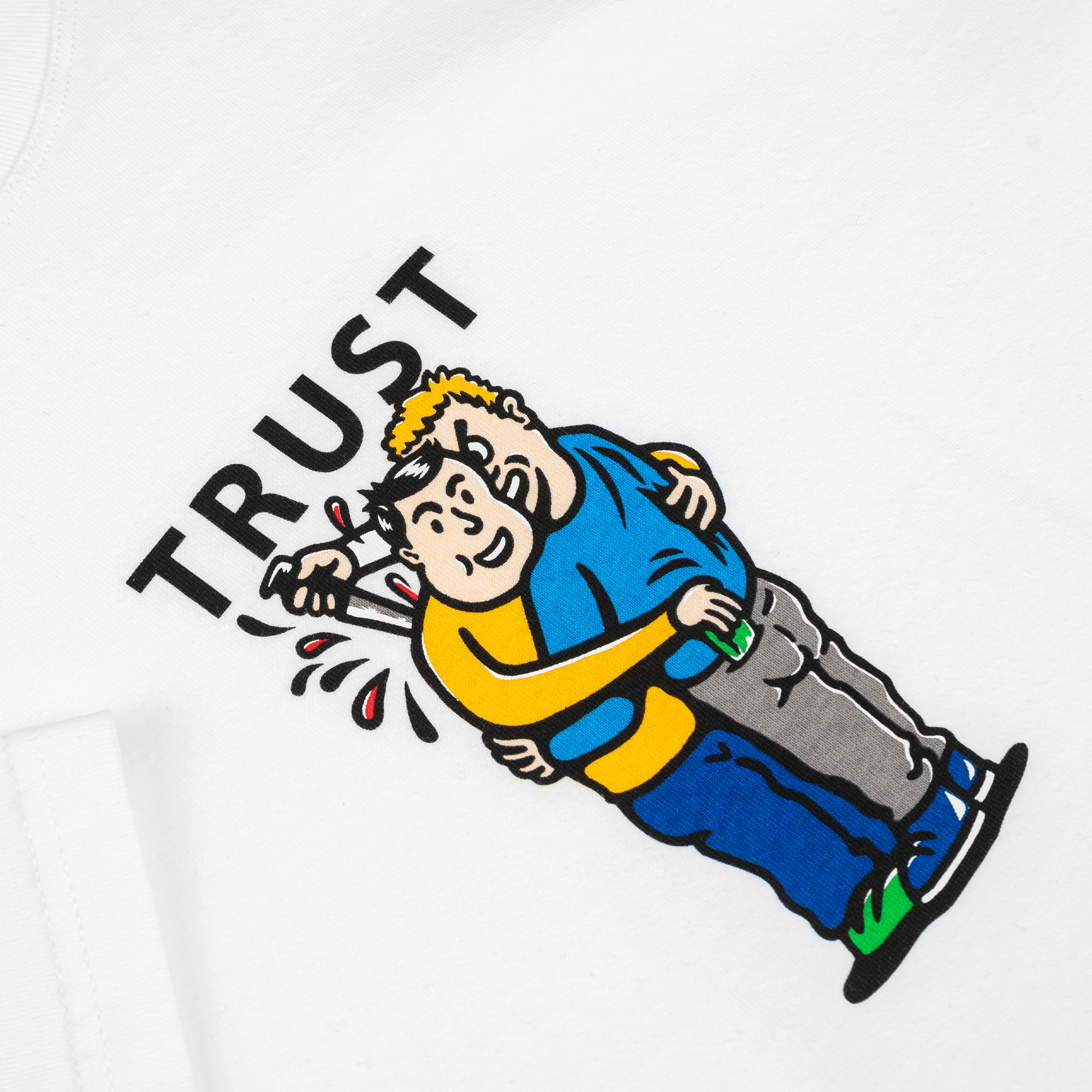 POLAR SKATE CO. - "TRUST" T-SHIRT (WHITE)-2