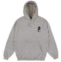 Load image into Gallery viewer, PUBLIC SKATESHOP X MAGENTA SKATEBOARDS - "PALAIS DU PUBLIC" HOODIE (HEATHER GREY)

