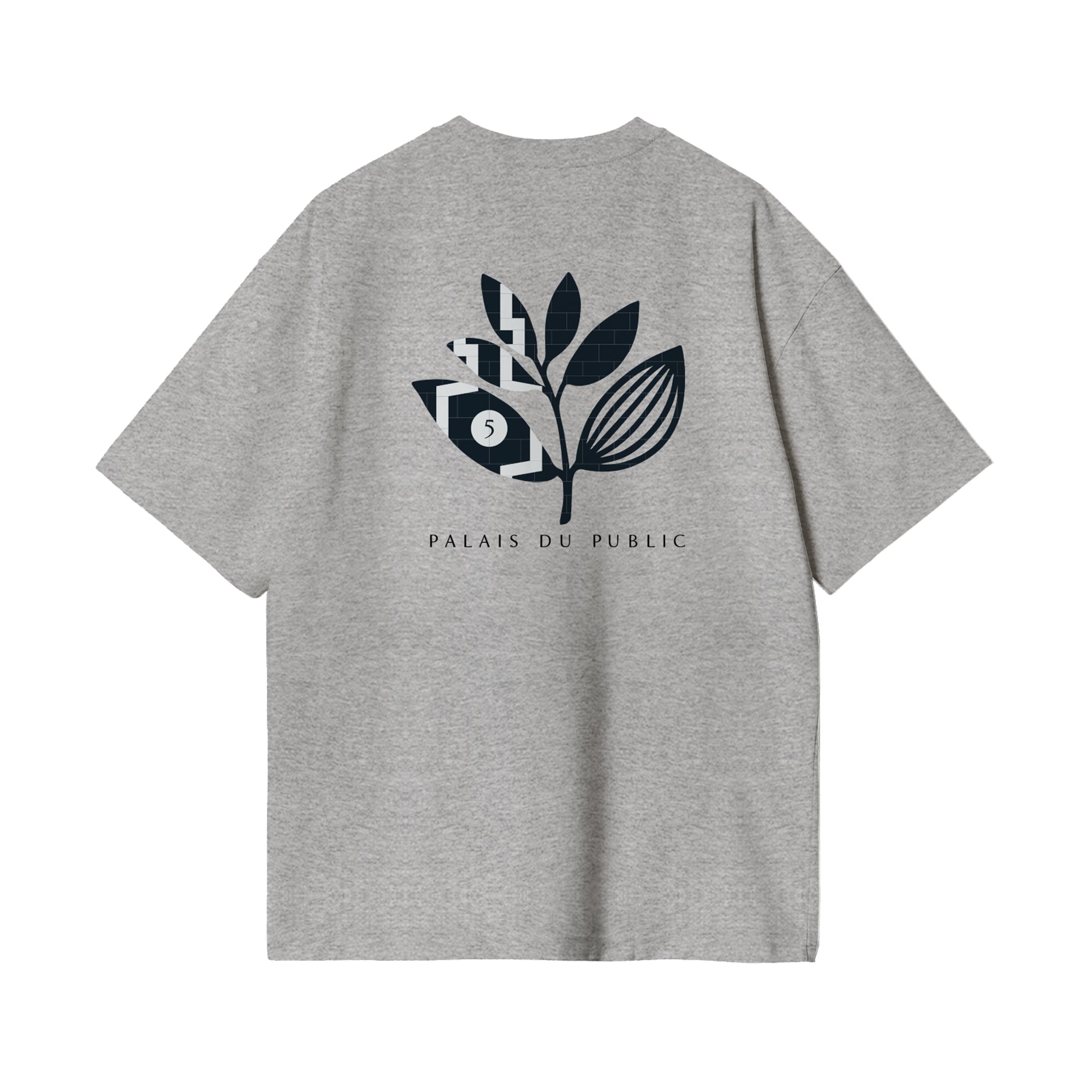 "PALAIS DU PUBLIC" T-SHIRT (HEATHER GREY)