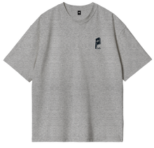Load image into Gallery viewer, PUBLIC SKATESHOP X MAGENTA SKATEBOARDS - "PALAIS DU PUBLIC" T-SHIRT (HEATHER GREY)
