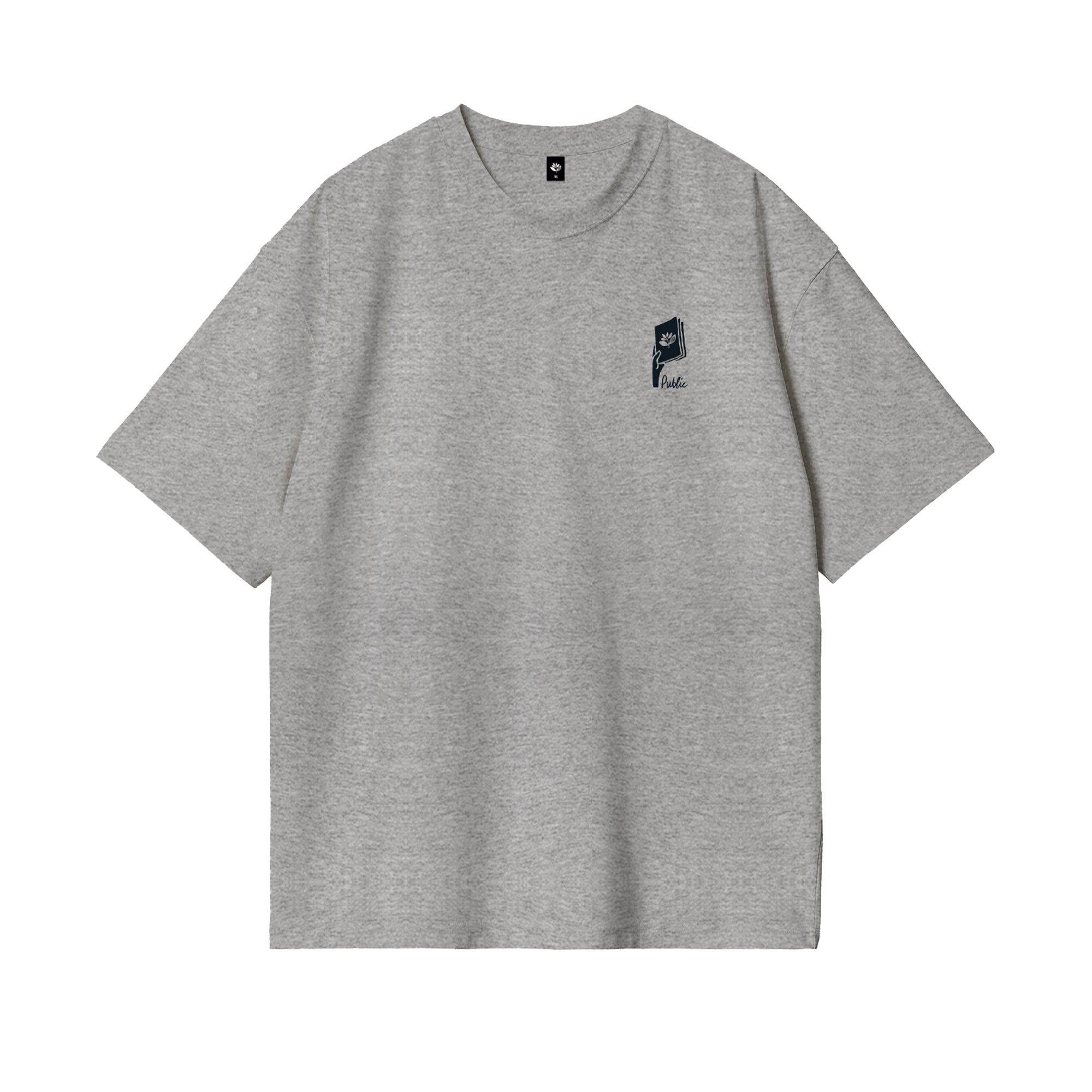 "PALAIS DU PUBLIC" T-SHIRT (HEATHER GREY)