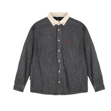 Load image into Gallery viewer, MAGENTA SKATEBOARDS - &quot;PWS&quot; DENIM SHIRT (BLACK)
