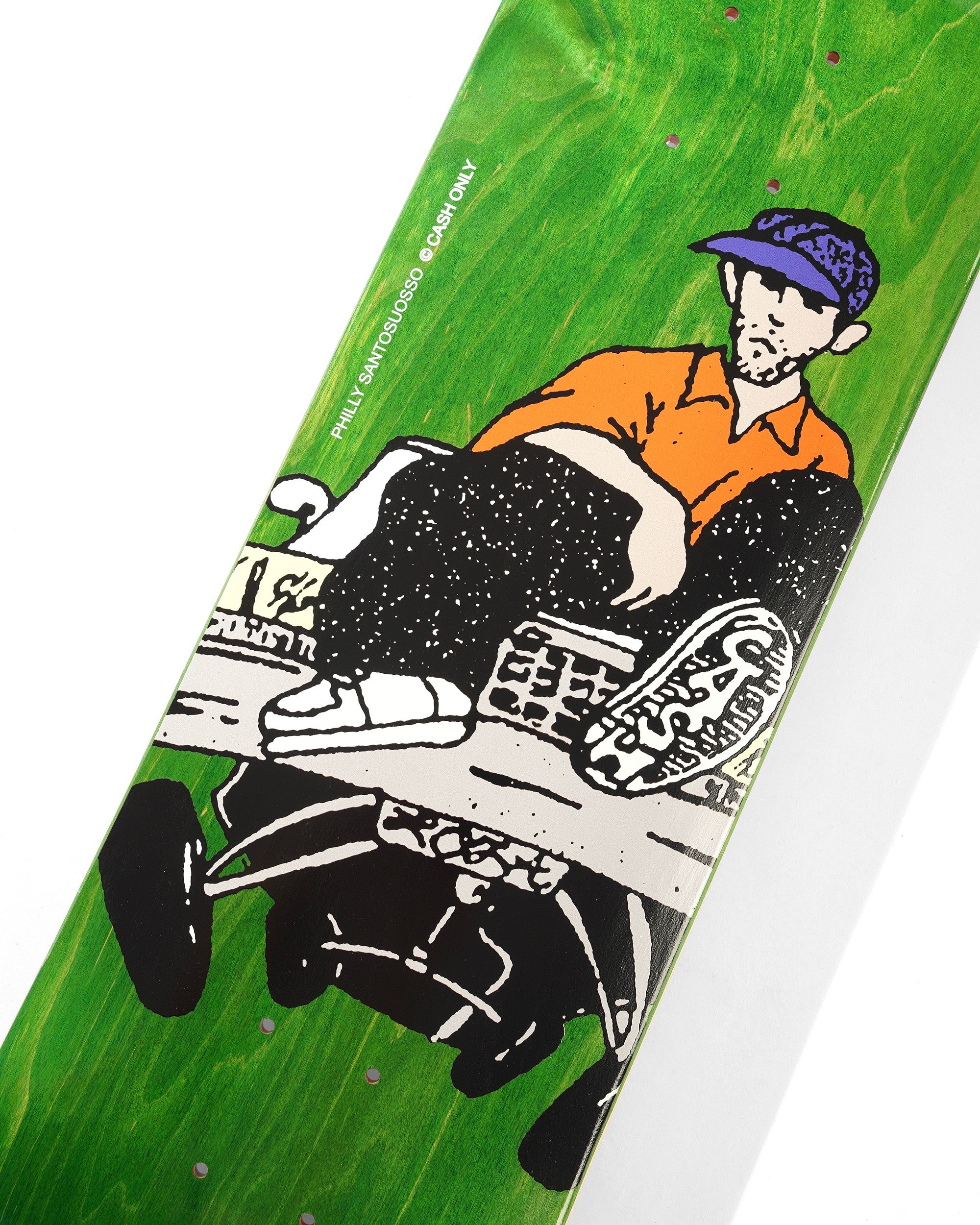 PHILLY SANTOSUOSSO'S "PRO DEBUT" DECK (8.38")