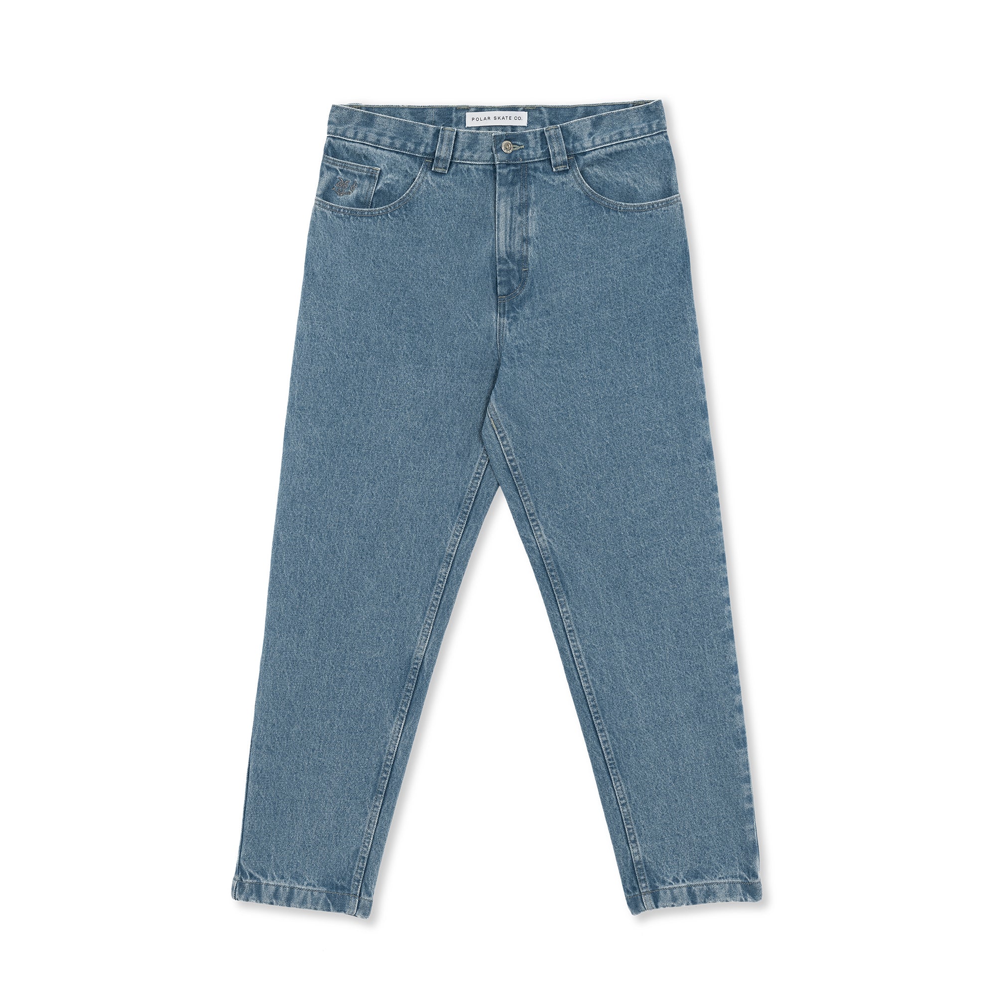 "92!" PANTS (MID BLUE)