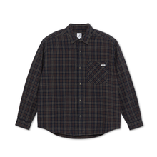 Load image into Gallery viewer, POLAR SKATE CO. - &quot;MITCHELL&quot; FLANNEL SHIRT (NAVY/BROWN)
