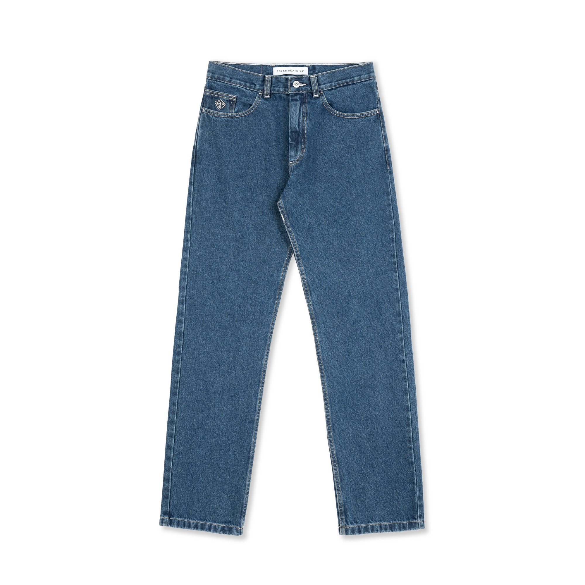 "89!" PANTS (BLUE WASH)