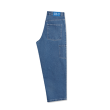 Cargar imagen en el visor de la galería, POLAR SKATE CO. - &quot;BIG BOY&quot; WORK PANTS (BLUE WASH)
