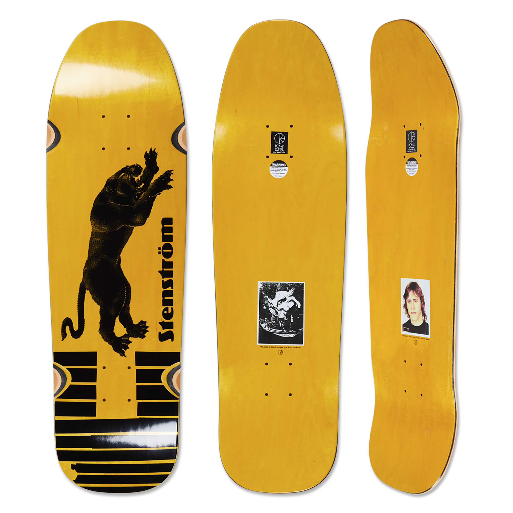 STENSTRÖMS "TAPE AND PANTHER" DECK (9.25" - D1 SHAPE)-1