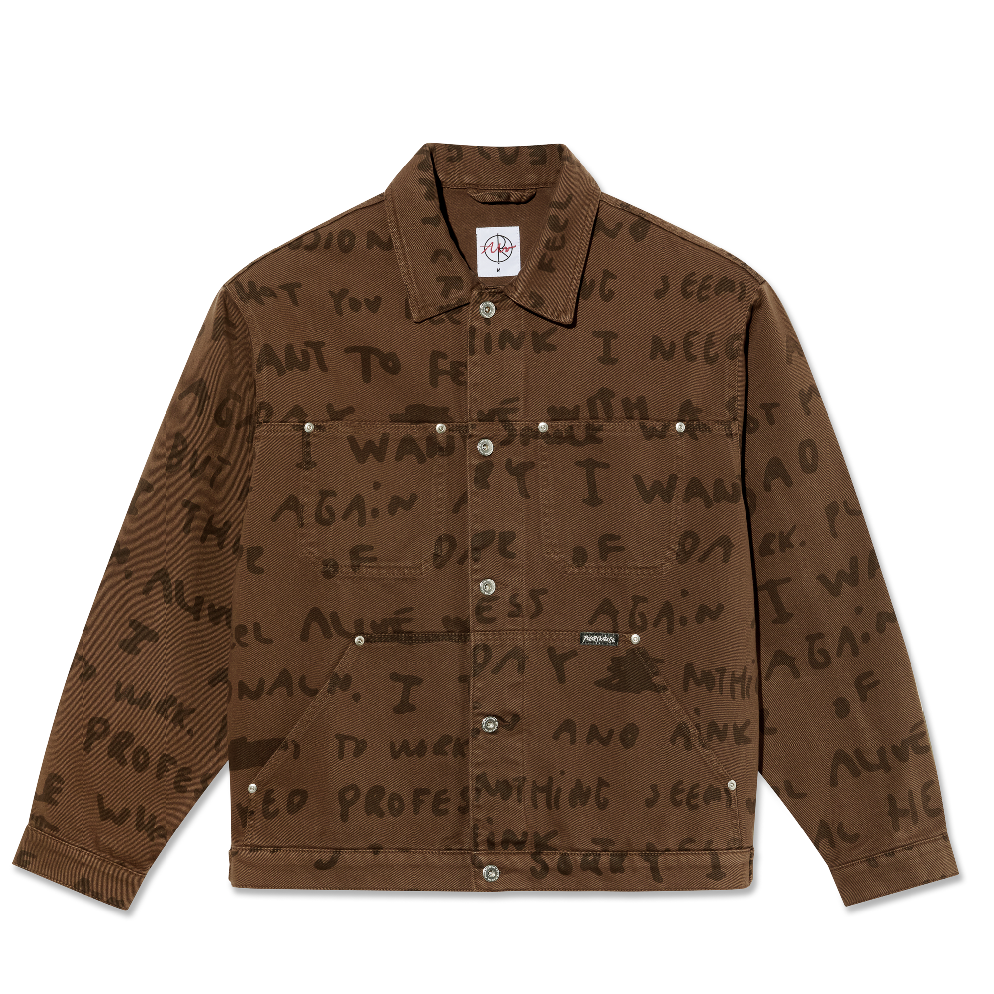 "SAD NOTES" PATRIK JACKET (WALNUT)
