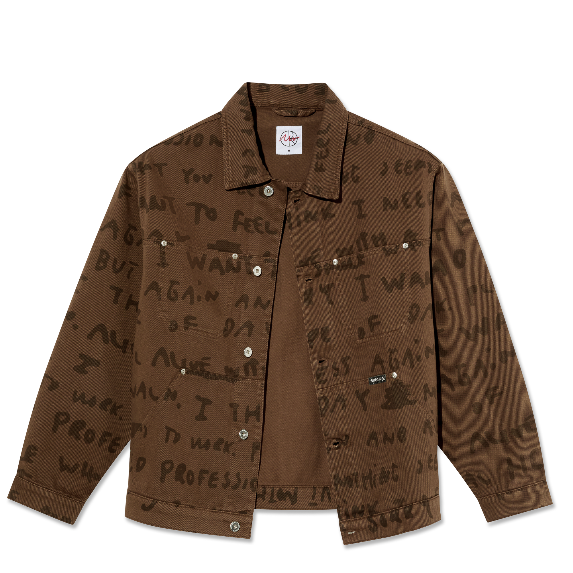 "SAD NOTES" PATRIK JACKET (WALNUT)