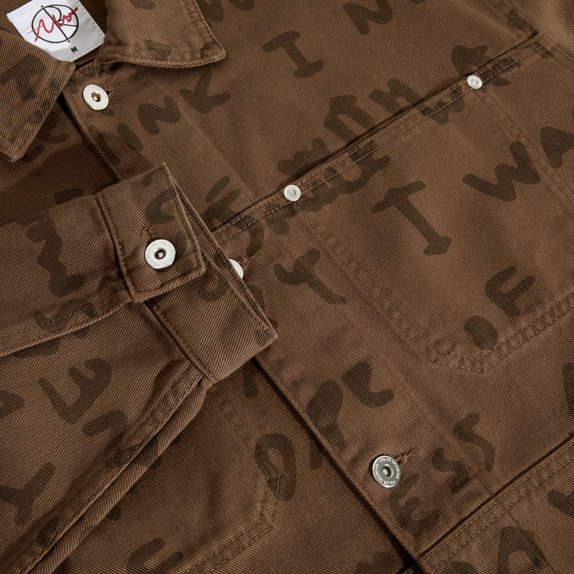 "SAD NOTES" PATRIK JACKET (WALNUT)-4