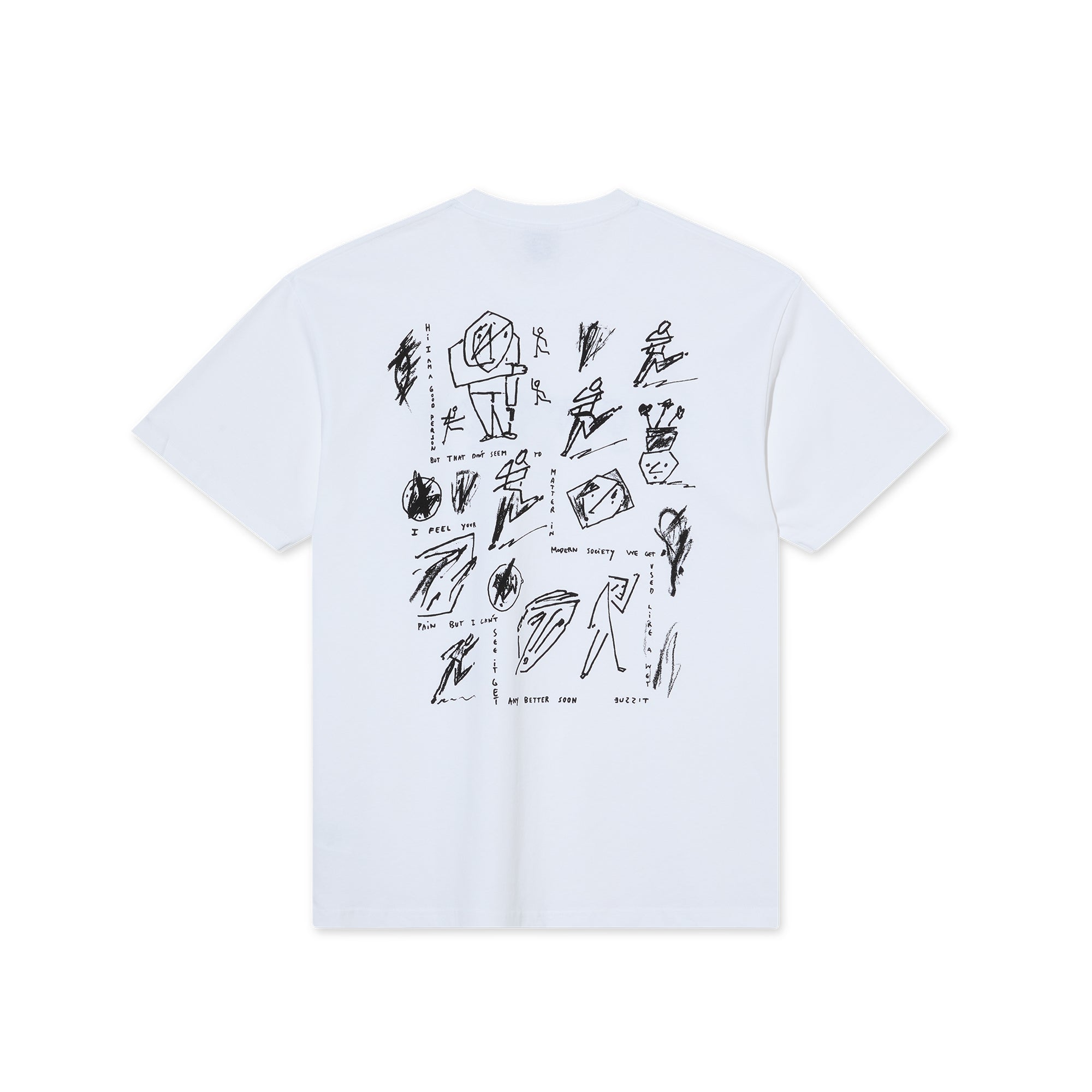 "SAD AT TIMES" T-SHIRT (WHITE)