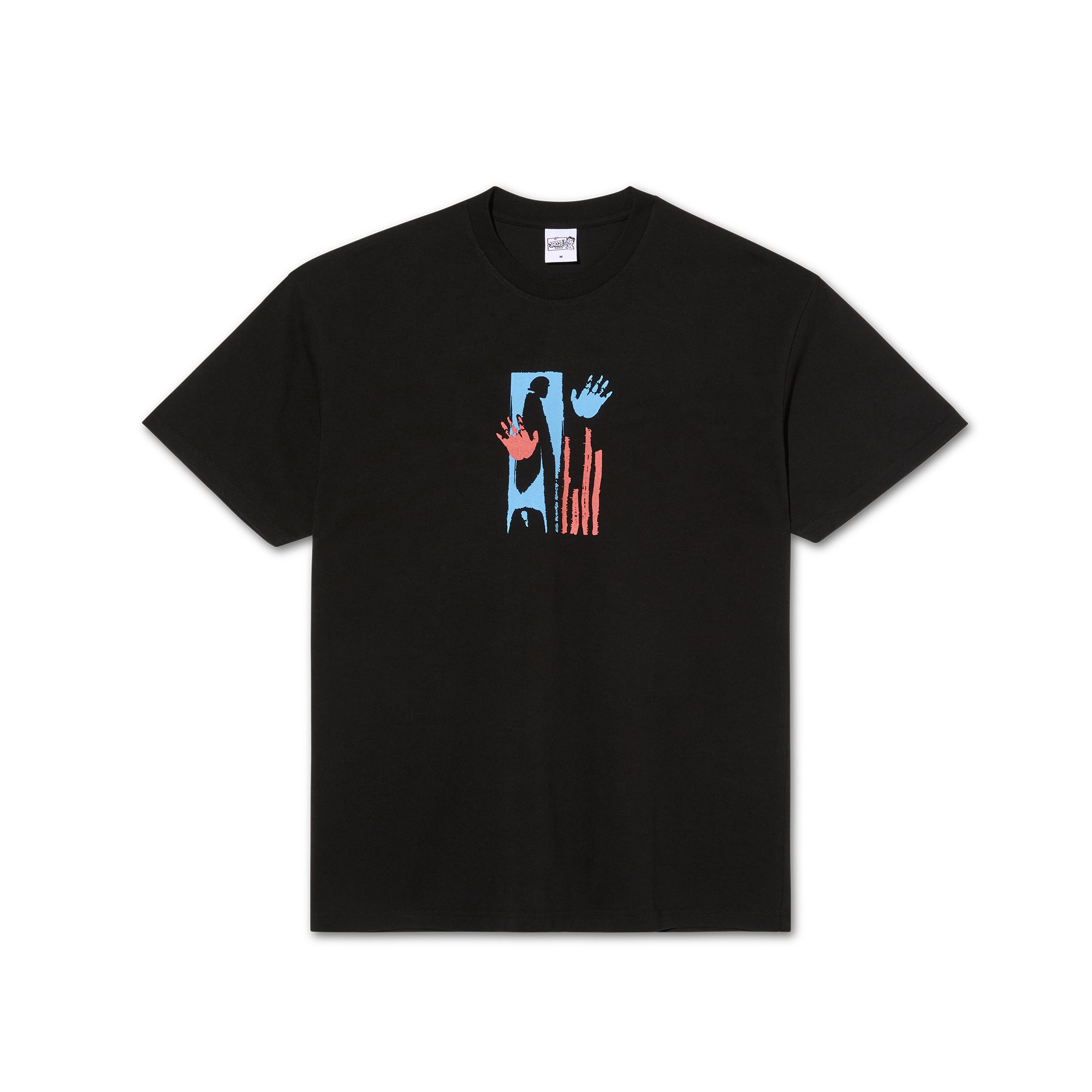 "SITTING HANDS" T-SHIRT (BLACK)