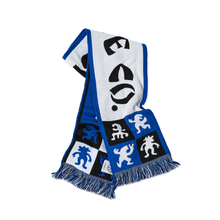 Load image into Gallery viewer, POLAR SKATE CO. - &quot;CHECKERS&quot; FOOTBALL SCARF (BLUE)
