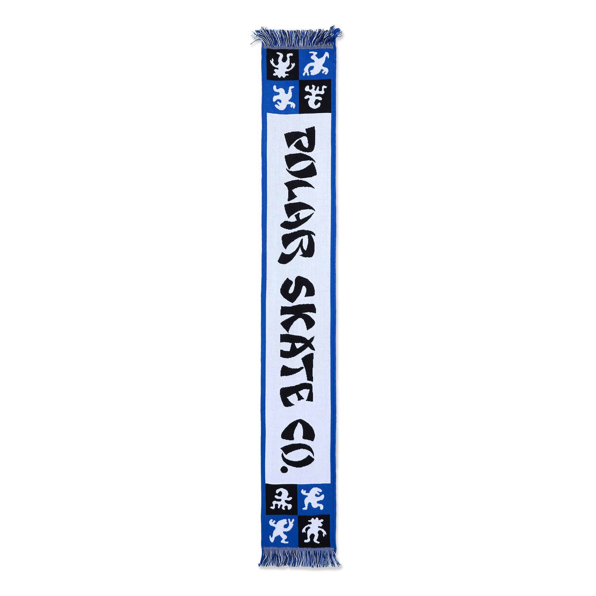"CHECKERS" FOOTBALL SCARF (BLUE)-4