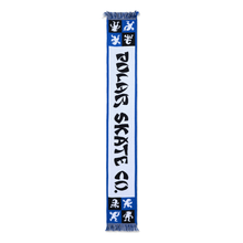 Load image into Gallery viewer, POLAR SKATE CO. - &quot;CHECKERS&quot; FOOTBALL SCARF (BLUE)
