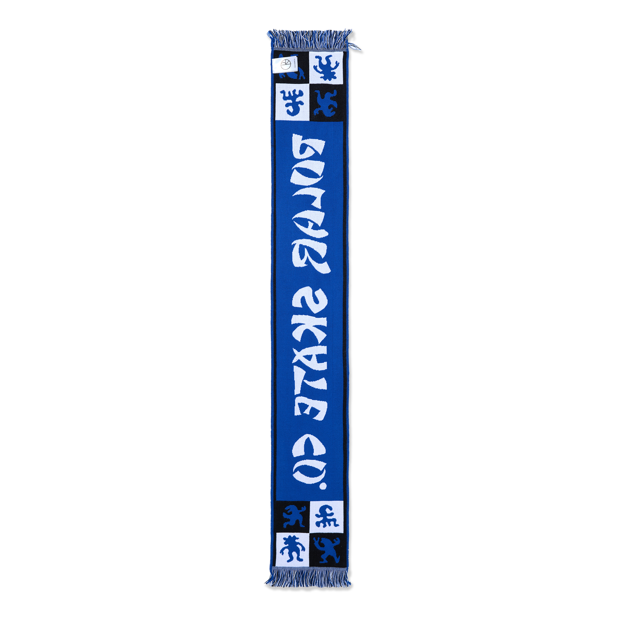 "CHECKERS" FOOTBALL SCARF (BLUE)-3