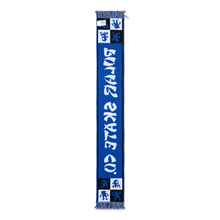 Load image into Gallery viewer, POLAR SKATE CO. - &quot;CHECKERS&quot; FOOTBALL SCARF (BLUE)
