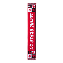 Load image into Gallery viewer, POLAR SKATE CO. - &quot;CHECKERS&quot; FOOTBALL SCARF (RED)
