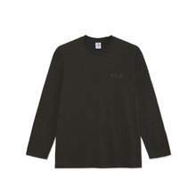 Load image into Gallery viewer, POLAR SKATE CO. - &quot;STROKE LOGO&quot; STEVE LONGSLEEVE (DIRTY BLACK)
