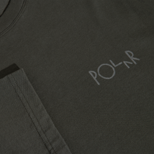 Load image into Gallery viewer, POLAR SKATE CO. - &quot;STROKE LOGO&quot; STEVE LONGSLEEVE (DIRTY BLACK)
