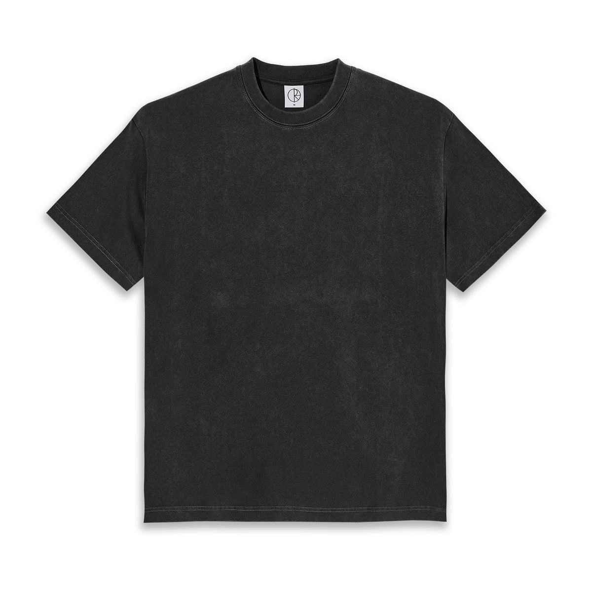 "STROKE LOGO" CONTRAST T-SHIRT (SILVER BLACK/BLACK)-2