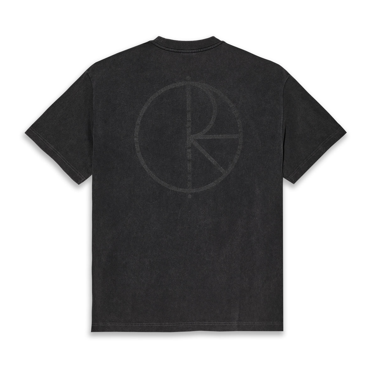 "STROKE LOGO" CONTRAST T-SHIRT (SILVER BLACK/BLACK)-1