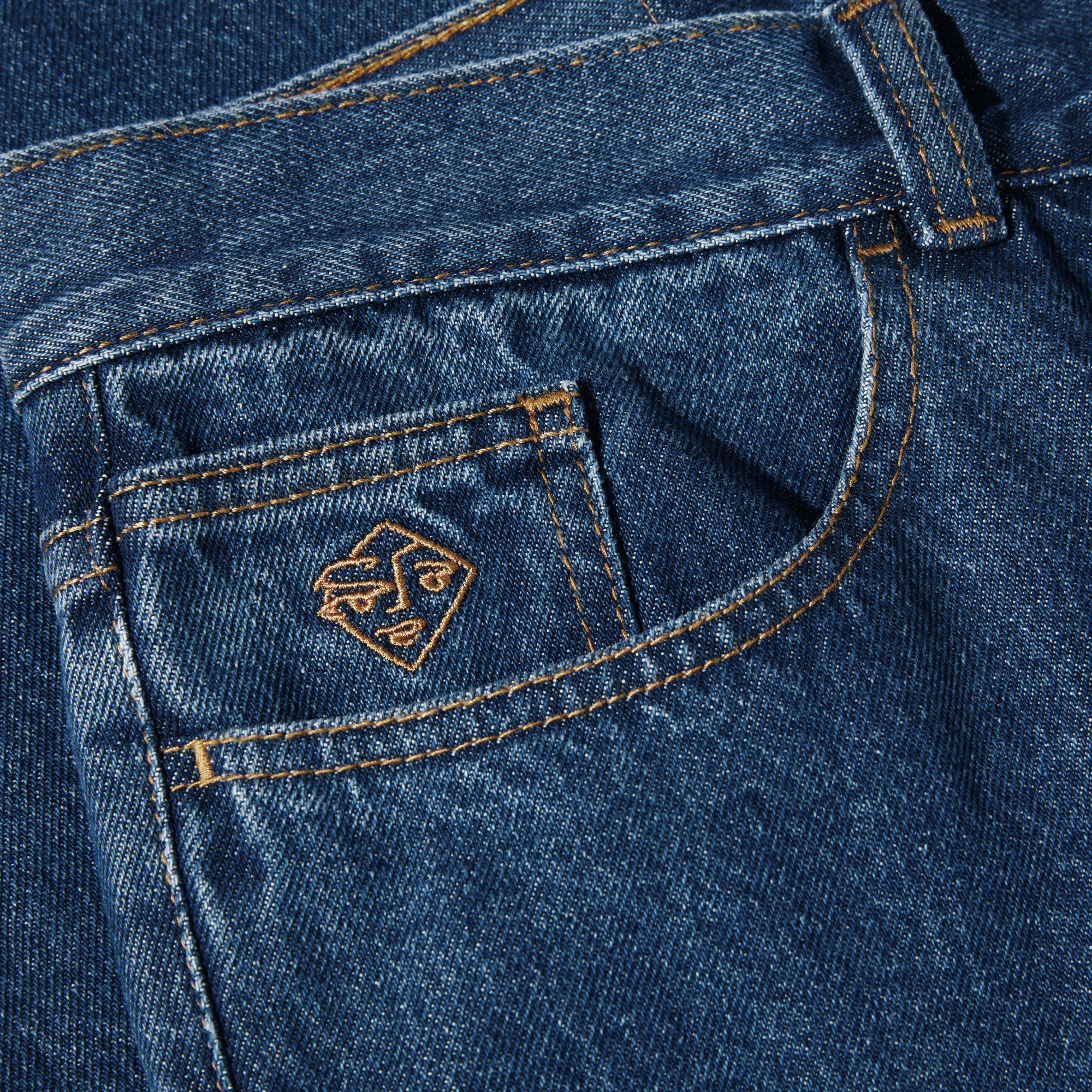 "89!" PANTS (DARK BLUE)-4