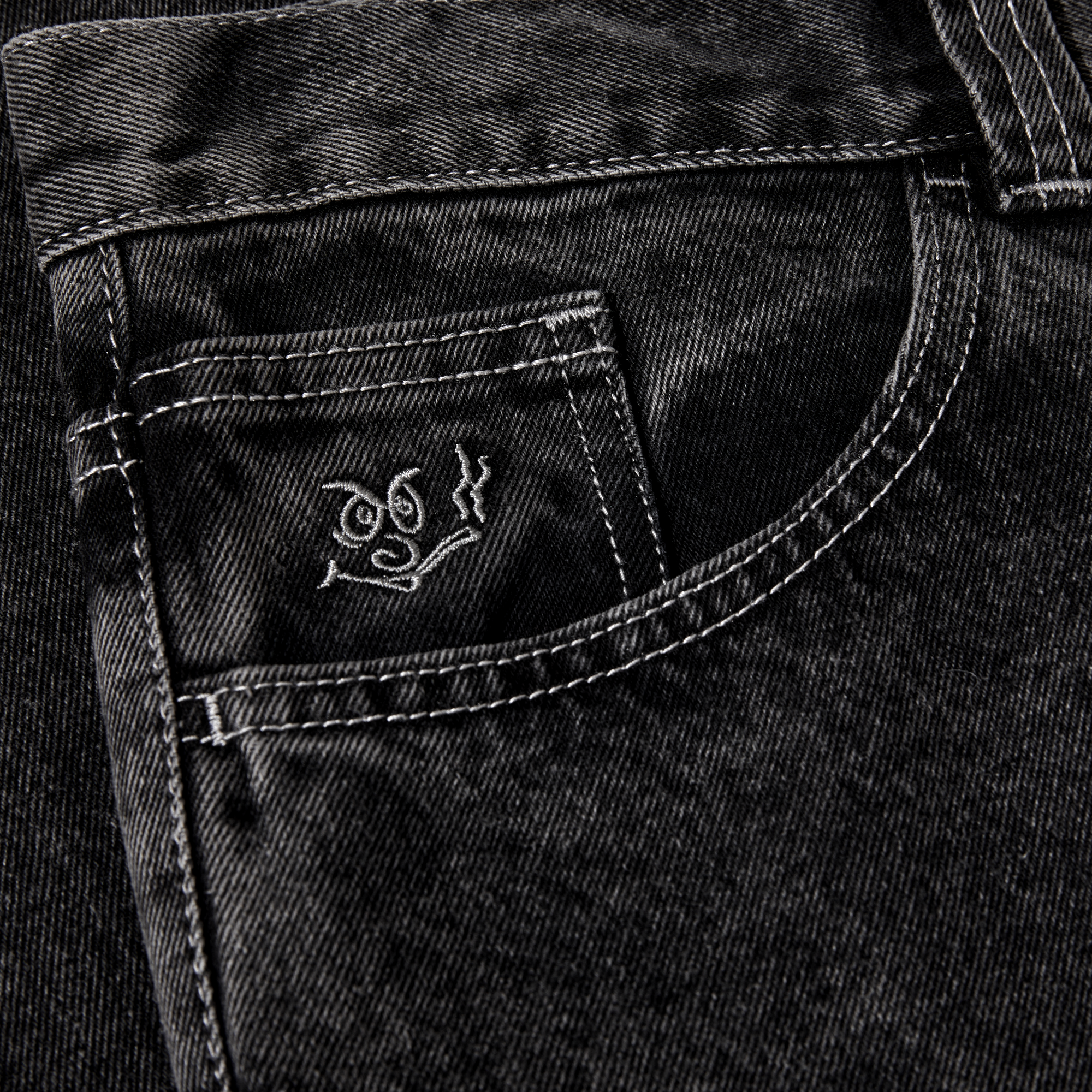 "'92!" PANTS (SILVER BLACK)-4