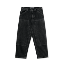 Load image into Gallery viewer, POLAR SKATE CO. - &quot;BIG BOY&quot; WORK KNEE PANTS (SILVER BLACK)
