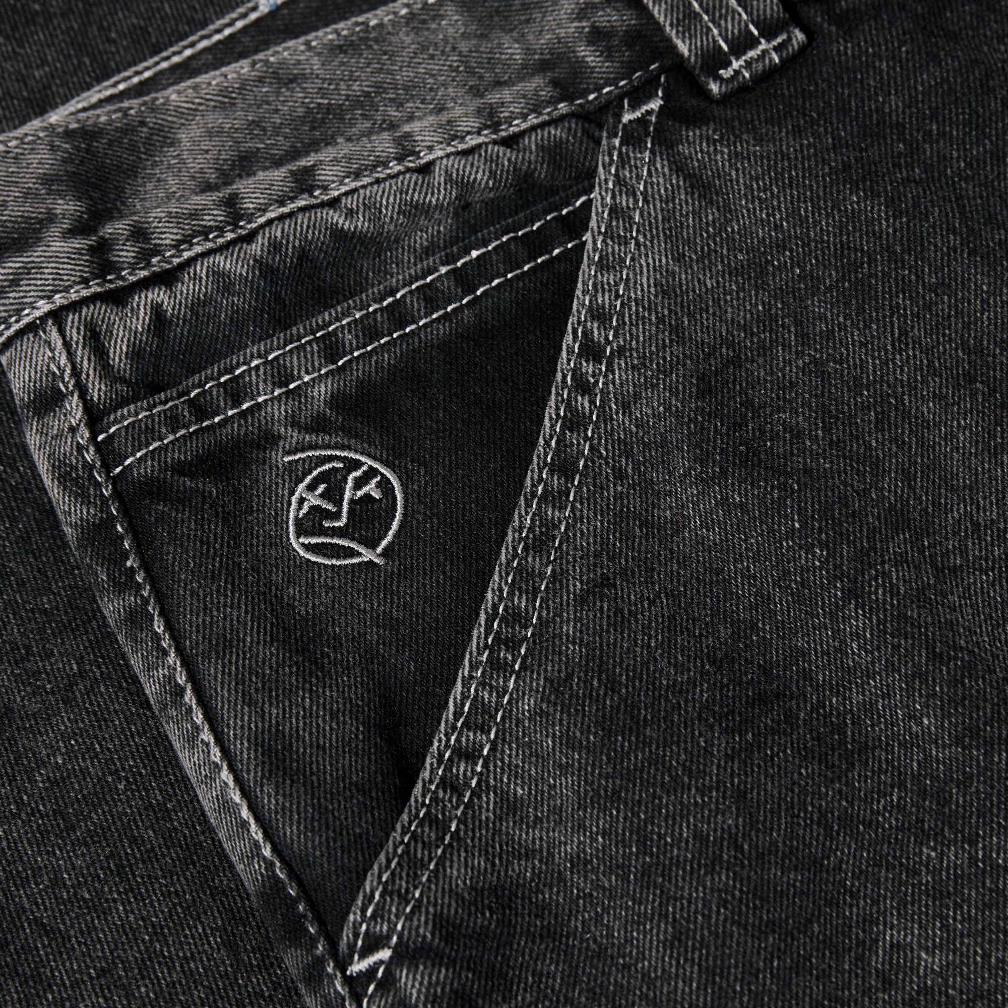 "BIG BOY" WORK KNEE PANTS (SILVER BLACK)-4