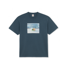 Load image into Gallery viewer, POLAR SKATE CO. - &quot;DEAD FLOWERS&quot; T-SHIRT (GREY BLUE)
