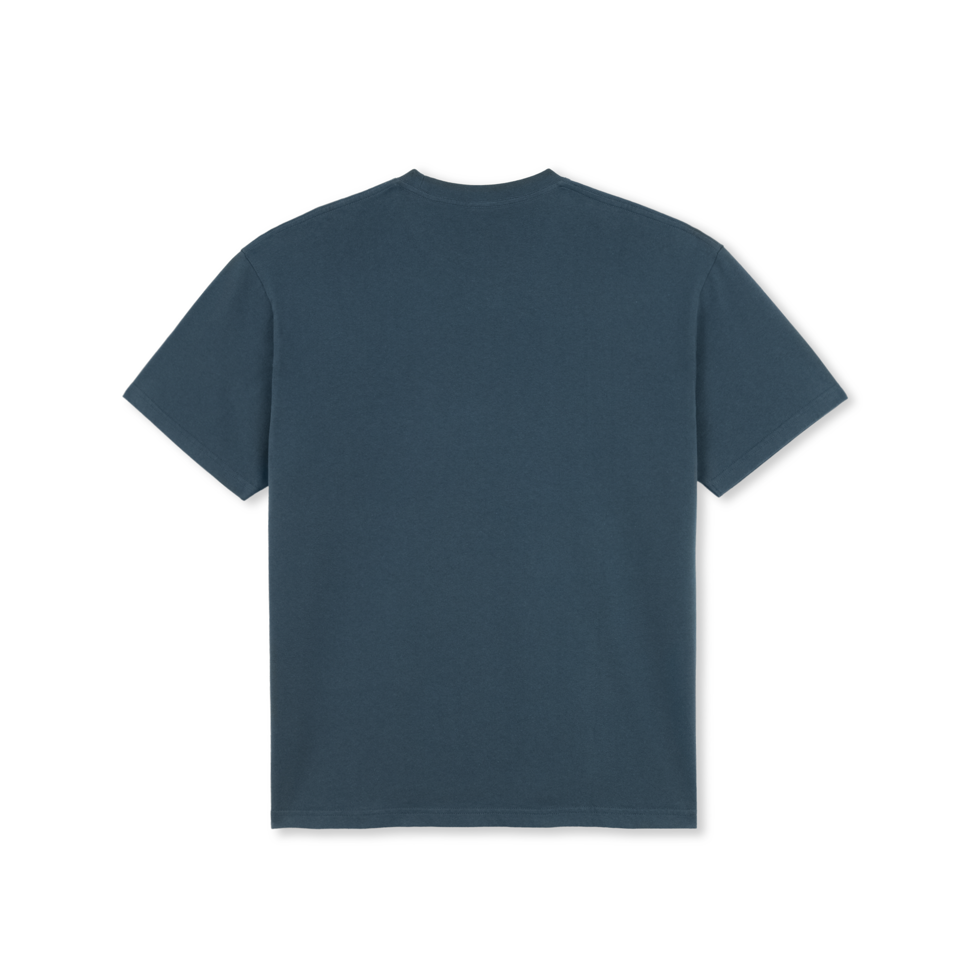 "DEAD FLOWERS" T-SHIRT (GREY BLUE)