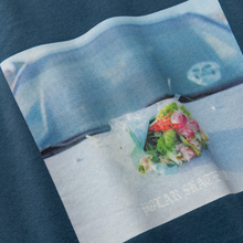 Load image into Gallery viewer, POLAR SKATE CO. - &quot;DEAD FLOWERS&quot; T-SHIRT (GREY BLUE)
