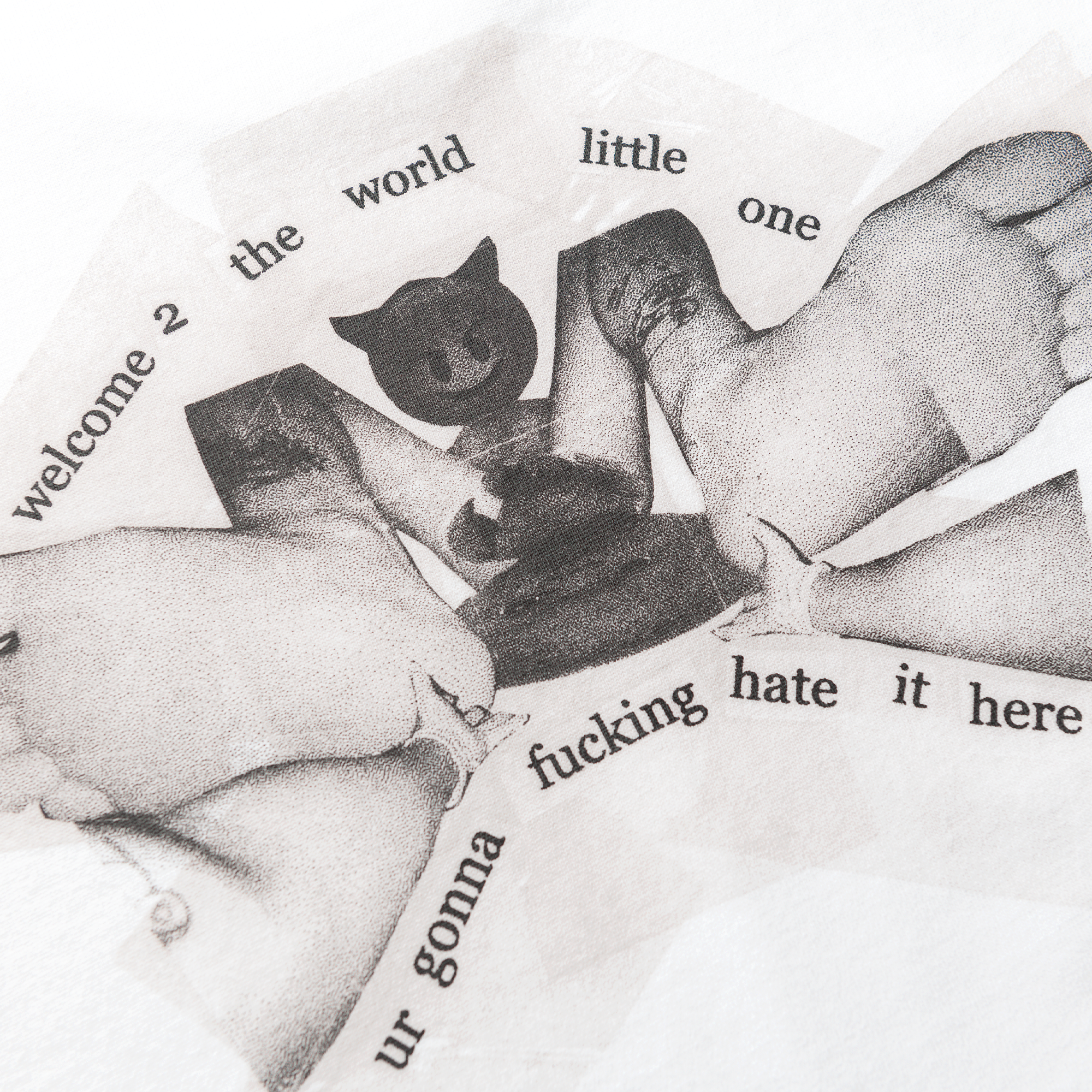 "WELCOME 2 THE WORLD" T-SHIRT (WHITE)-4