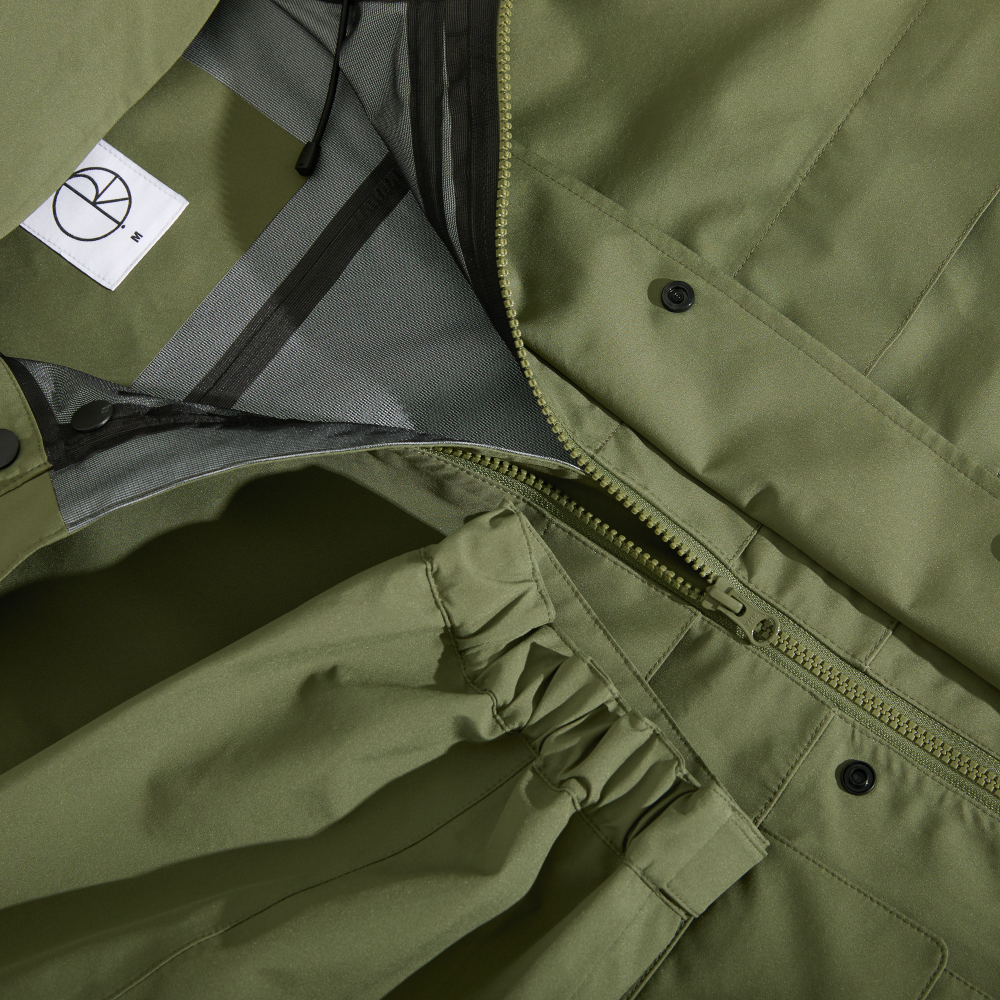 "CARGO" SHELL JACKET (MOSS GREEN)-5