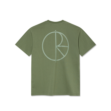 Cargar imagen en el visor de la galería, POLAR SKATE CO. - &quot;CONTRAST STROKE LOGO&quot; T-SHIRT (MOSS GREEN)
