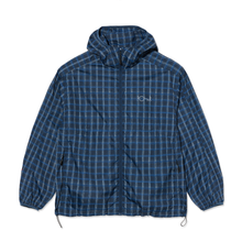 Load image into Gallery viewer, POLAR SKATE CO. - "CHASE" LIGHT SHELL JACKET (BLUE CHECK)
