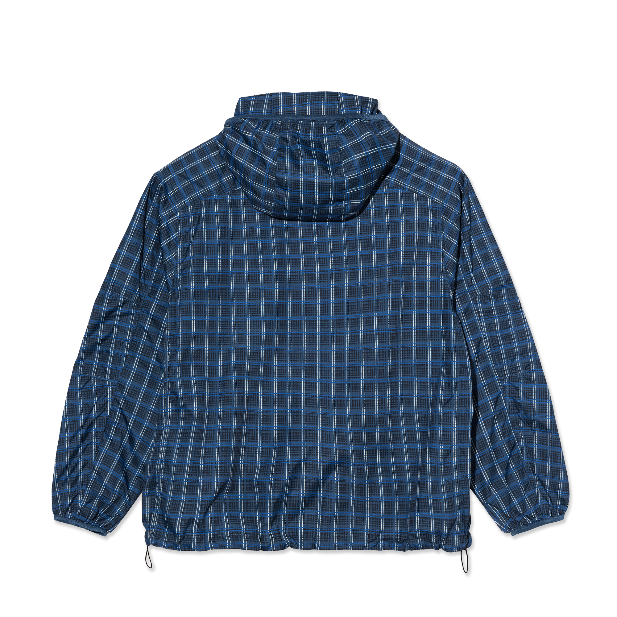 "CHASE" LIGHT SHELL JACKET (BLUE CHECK)-4
