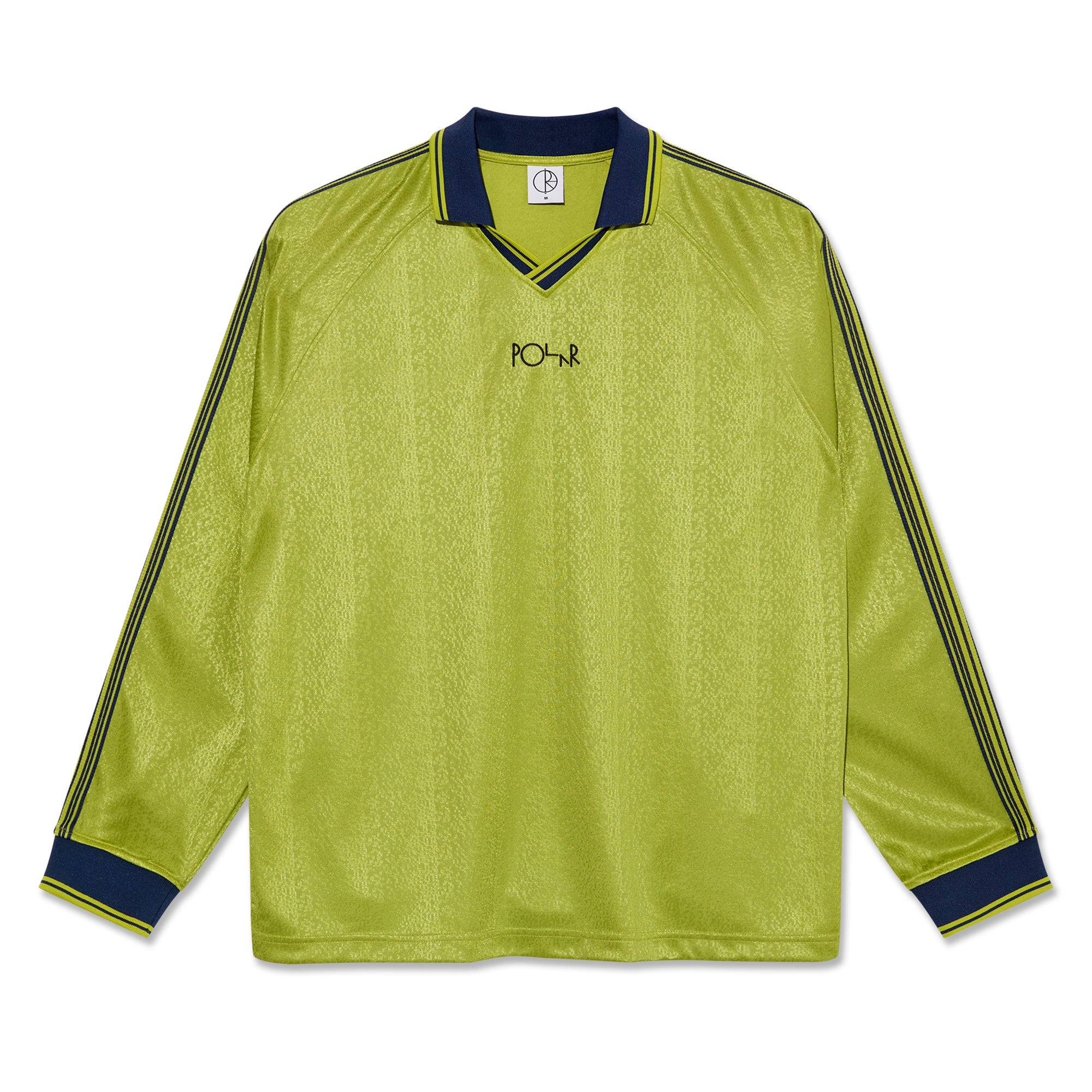 "DAVIE" LONGSLEEVE FOOTBALL SHIRT (PERIDOT/DARK BLUE)