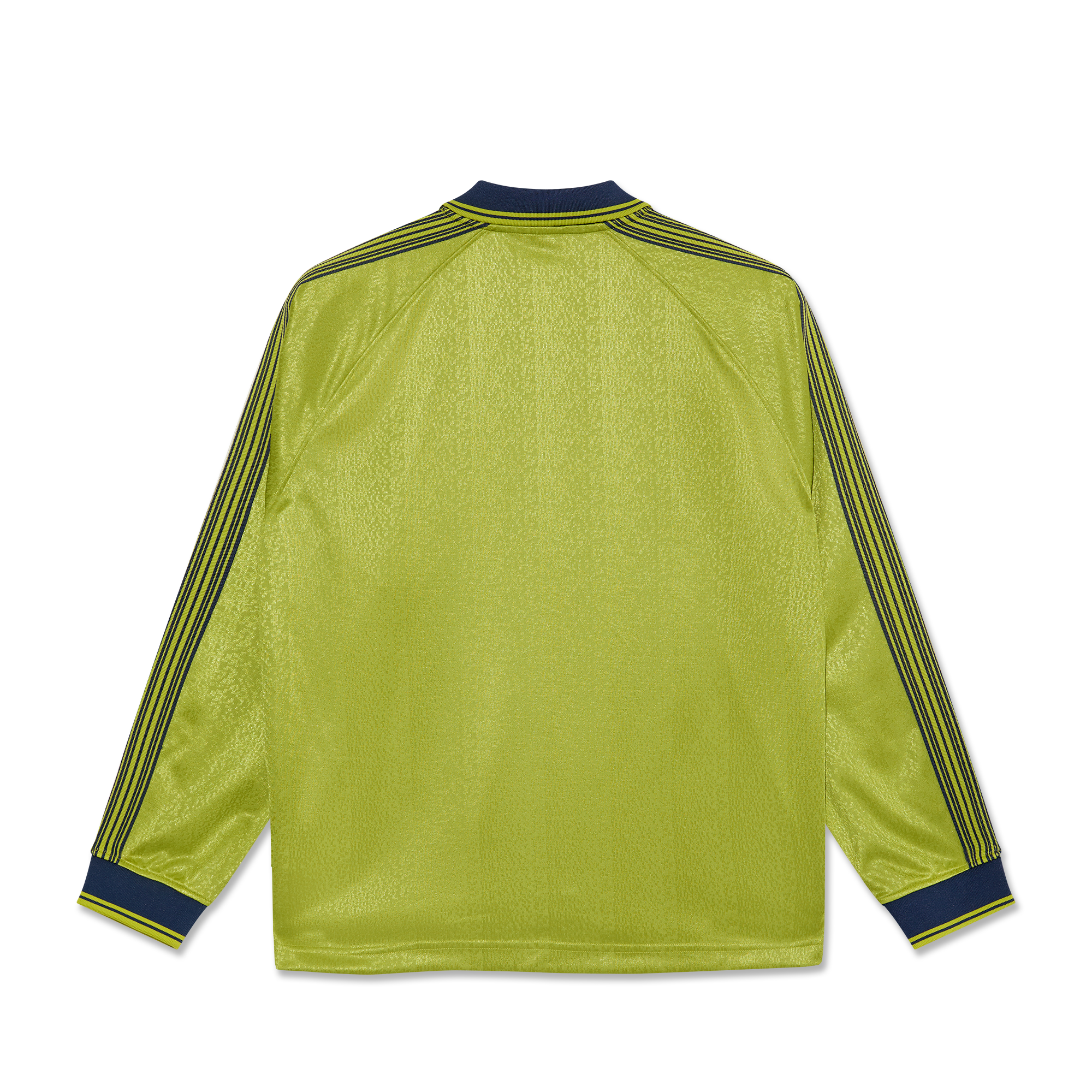 POLAR SKATE CO. - "DAVIE" LONGSLEEVE FOOTBALL SHIRT (PERIDOT/DARK BLUE)