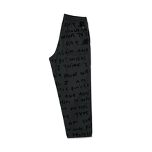 Load image into Gallery viewer, POLAR SKATE CO. - &quot;SAD NOTES&quot; SURF PANTS (GRAPHITE)
